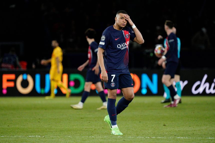 Mbappé trocou o PSG pelo Real Madrid no verão de 2024