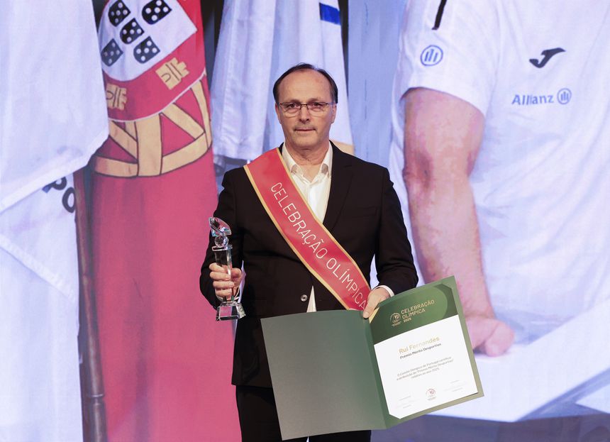 Rui Fernandes na Celebração Olímpica 2025      Fotografia COP/Francisco Paraíso