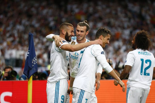 Benzema, Bale, Ronaldo e Marcelo no Real Madrid