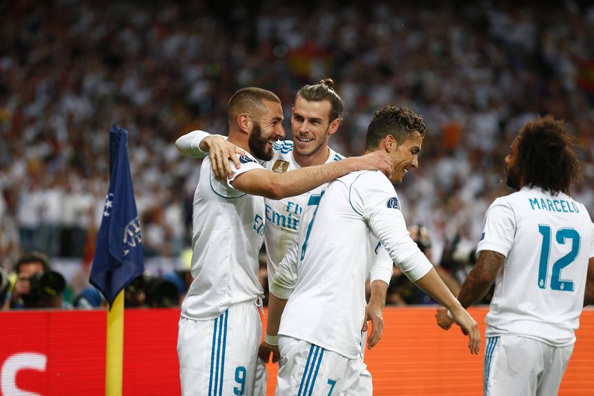 Benzema, Bale, Ronaldo e Marcelo no Real Madrid