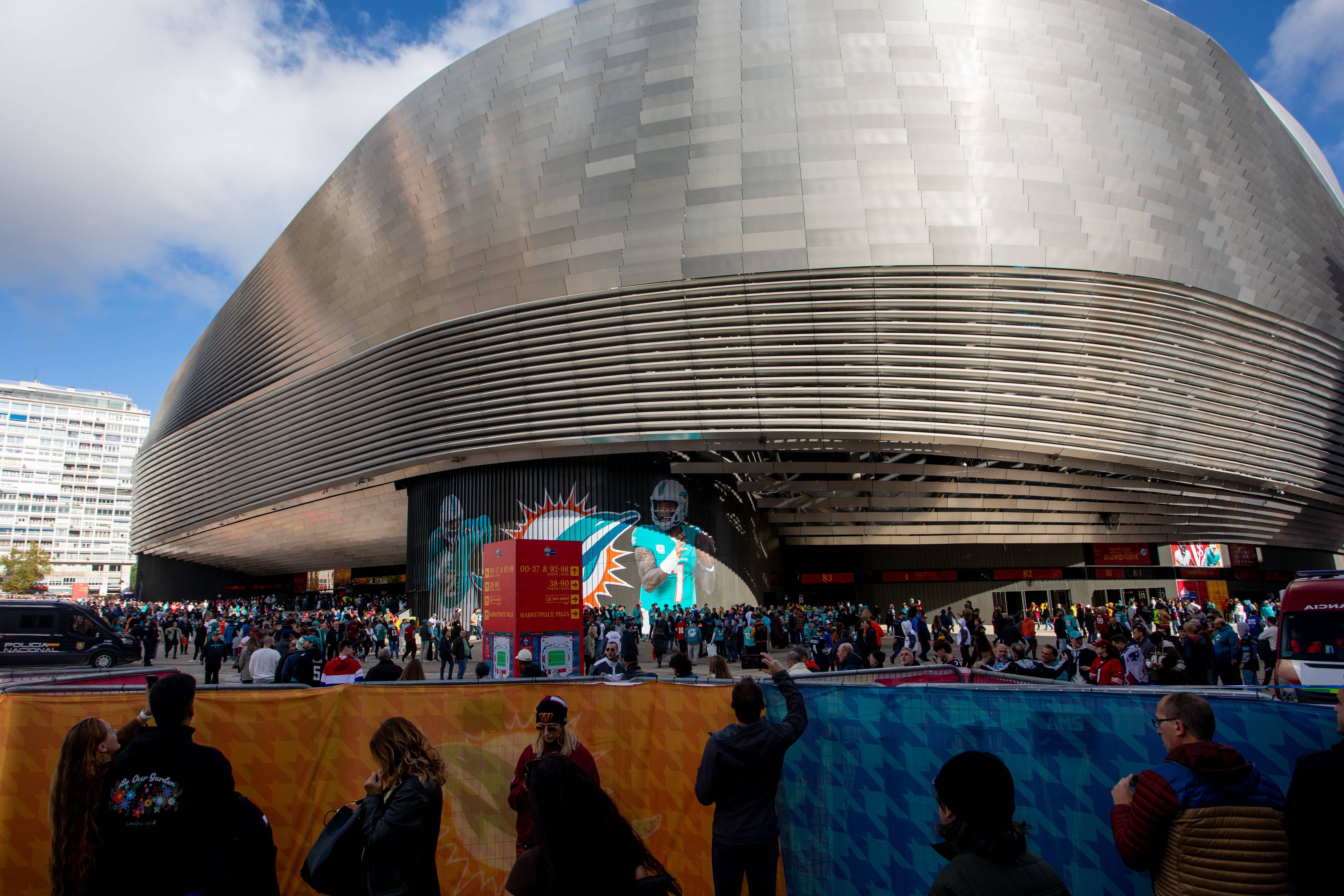 Vista do Santiago Bernabéu antes do jogo da NFL - Foto: IMAGO