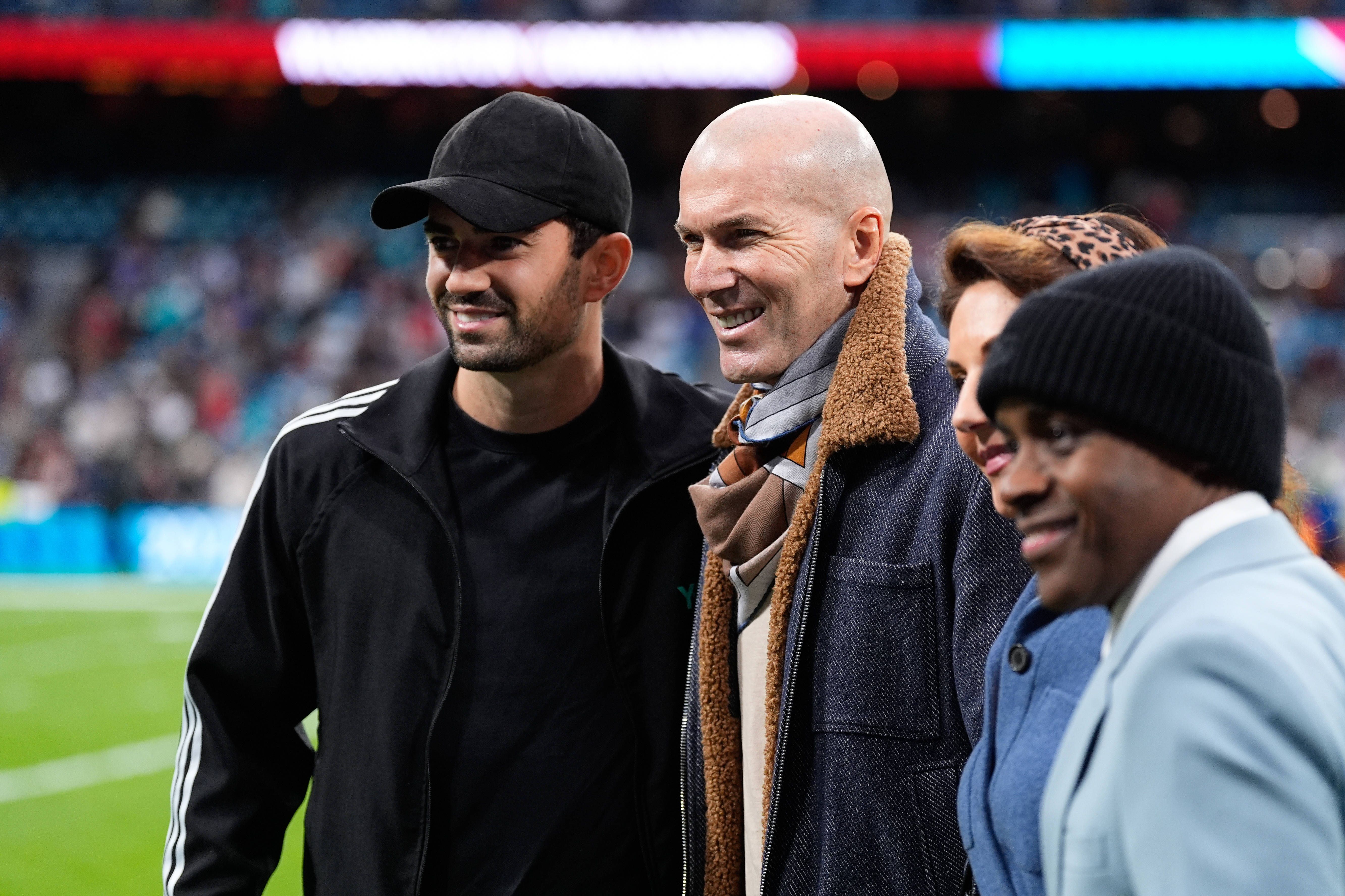 Zidane regressou ao Bernabéu para assistir ao encontro da NFL - Foto: IMAGO