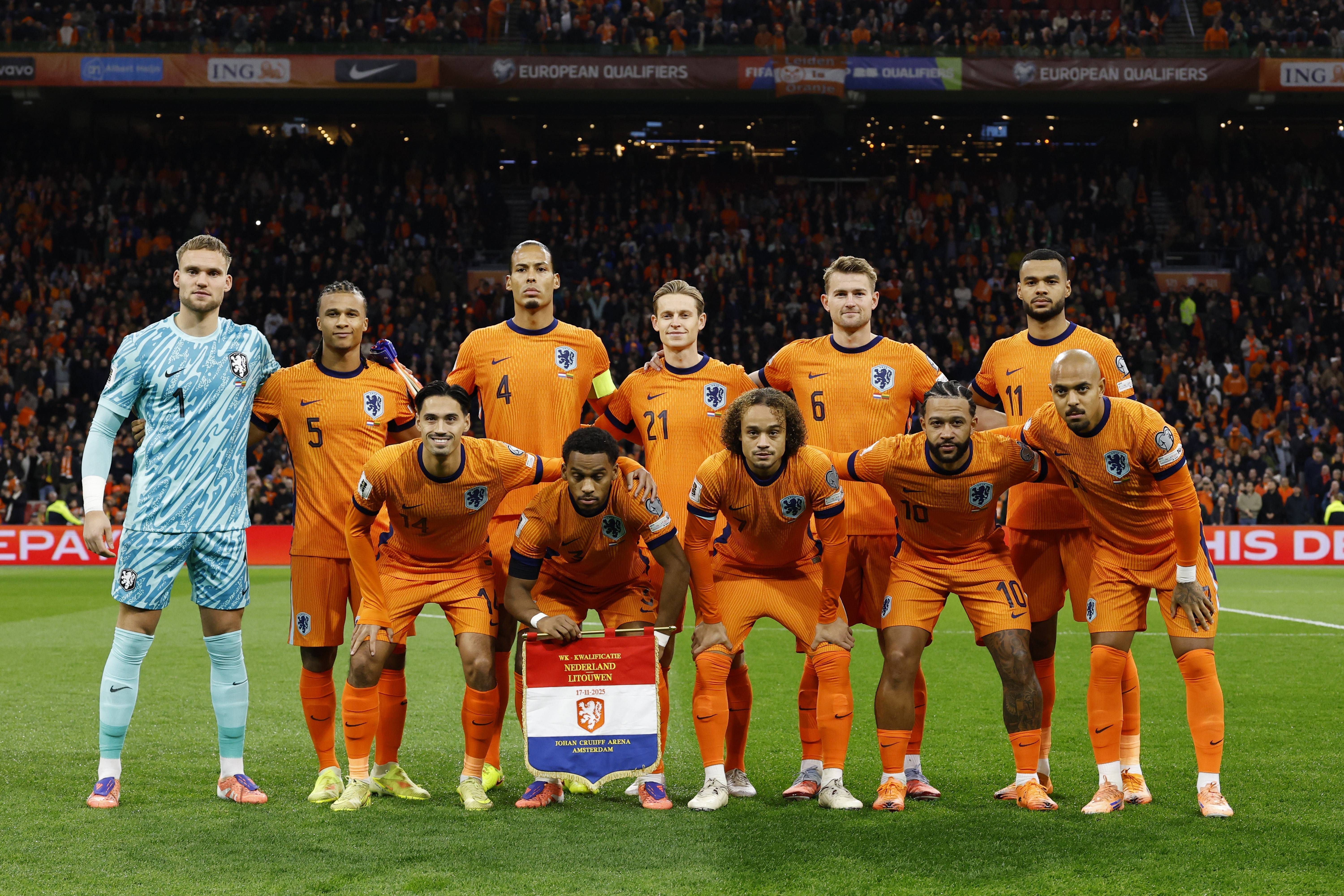 Países Baixos, 12.ª presença. Melhor: vice-campeões (1974, 1978 e 2010. Foto: Imago