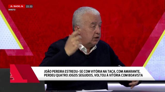 «Ainda não deu para ver o verdadeiro valor de João Pereira»