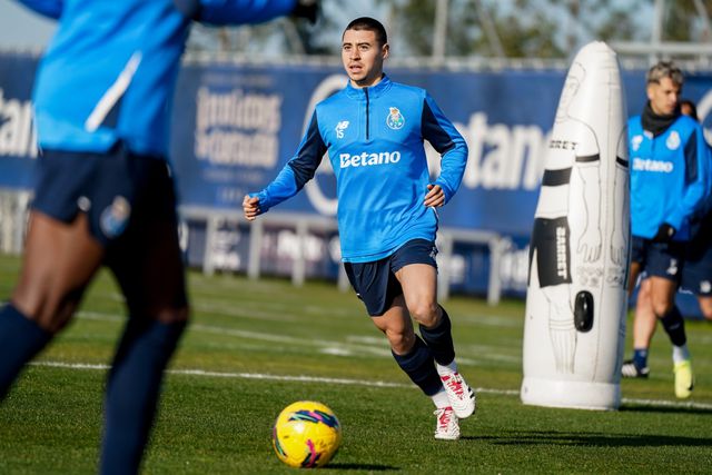 Vasco Sousa no treino