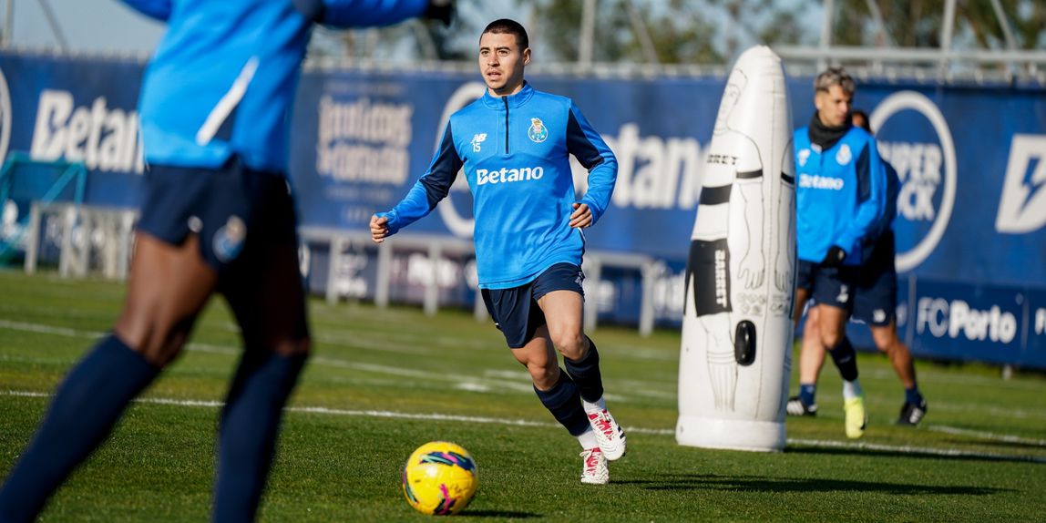 Vasco Sousa no treino
