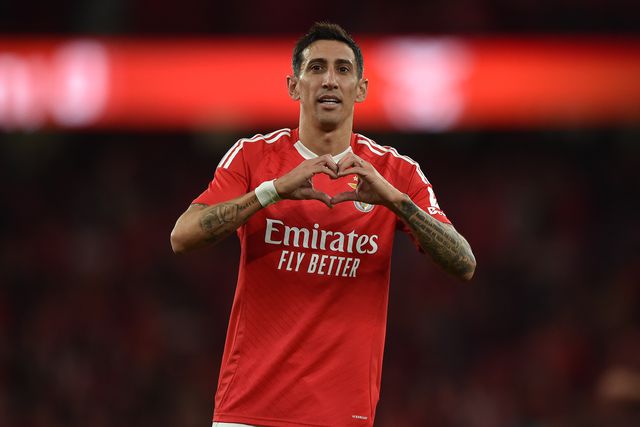 Di María, extremo argentino do Benfica (foto: Miguel Nunes)
