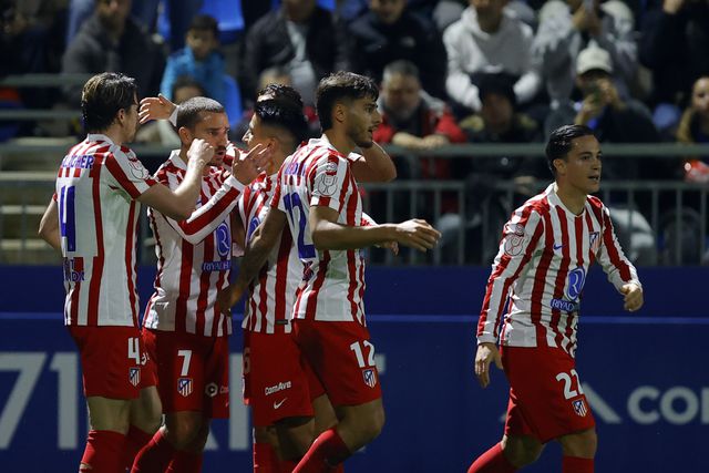 Griezmann bisou frente ao Atlético Baleares - Foto: Atlético Madrid