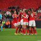 O Benfica terminou a participação na Champions feminina com um empate com o PSG, na Luz. Foto: IMAGO