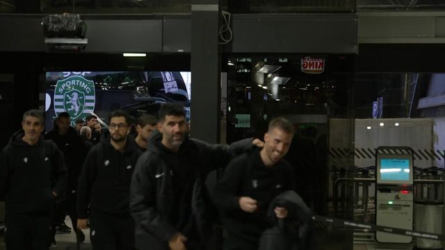 A partida do Sporting para os Açores