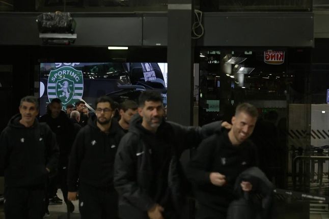 A partida do Sporting para os Açores