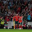 Festejos de Cristiano Ronaldo e companhia frente à Hungria, em Alvalade