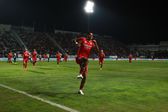 Ríos festeja primeiro golo do Benfica em Faro, nos oitavos de final da Taça de Portugal. Foto Carlos Vidigal/KAPTA +