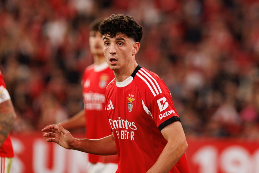 Manu Silva, médio do Benfica - Foto Imago