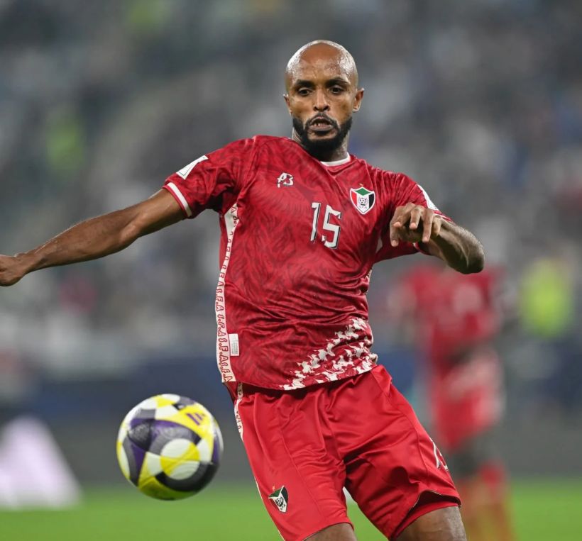 Sudão. 0,6% de hipóteses de vitória; 1,9% de chegar à final; 6 de chegar às meias-finais; 18.2% de chegar aos quartos de final foto Instagram/Sudan