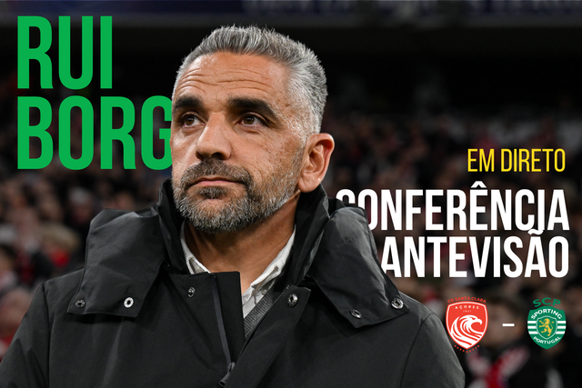 EM DIRETO: siga a antevisão de Rui Borges ao jogo da Taça de Portugal