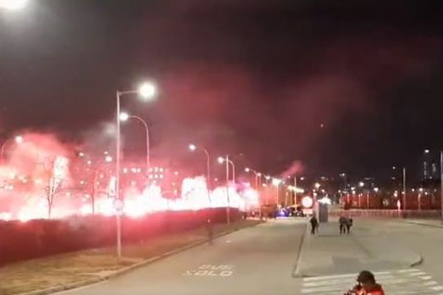 VÍDEO: A incrível receção ao Atlético Madrid no Metropolitano