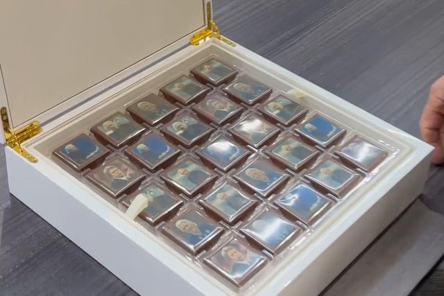 Jesus recebeu chocolates com a sua cara, quem 'pagou' foram os jogadores