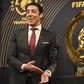 Rui Costa, presidente do Benfica, e o Troféu do Mundial de Clubes (SL Benfica)