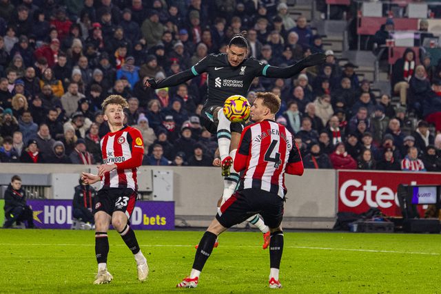 Brentford-Liverpool: Darwin bisa em dois minutos!