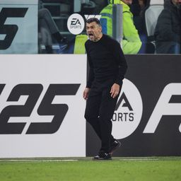 Sérgio Conceição, treinador do Milan, não esconde desagrado
