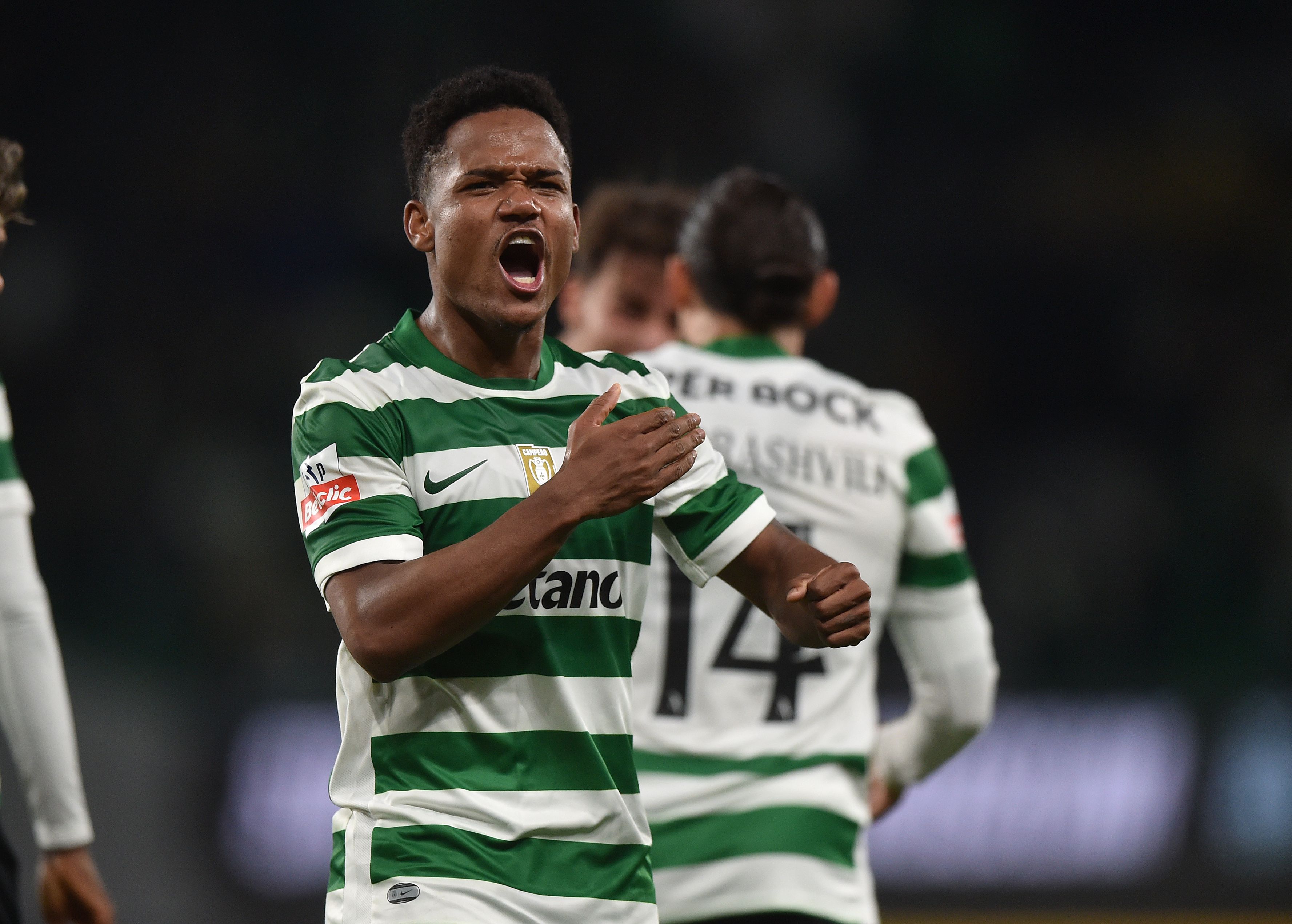 Geny Catamo festejou a dobrar no último jogo em Alvalade - Foto: Miguel Nunes