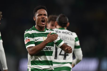 Geny Catamo festejou a dobrar no último jogo em Alvalade - Foto: Miguel Nunes