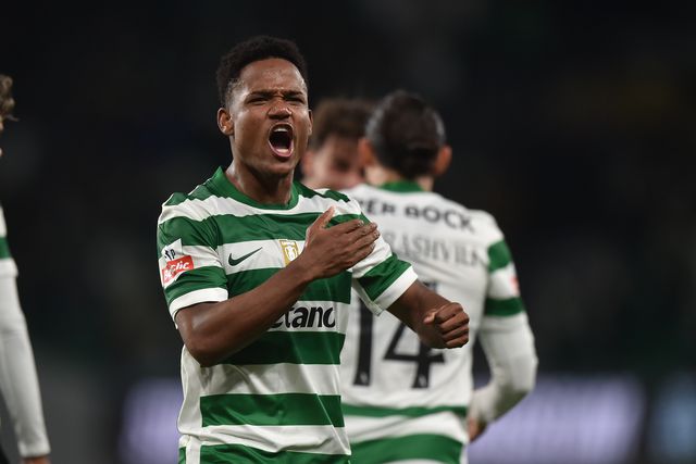 Geny Catamo festejou a dobrar no último jogo em Alvalade - Foto: Miguel Nunes