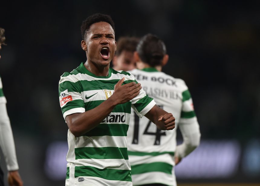 Geny Catamo festejou a dobrar no último jogo em Alvalade - Foto: Miguel Nunes