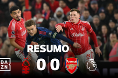 O nulo do Arsenal frente ao Nottingham Forest (resumo)