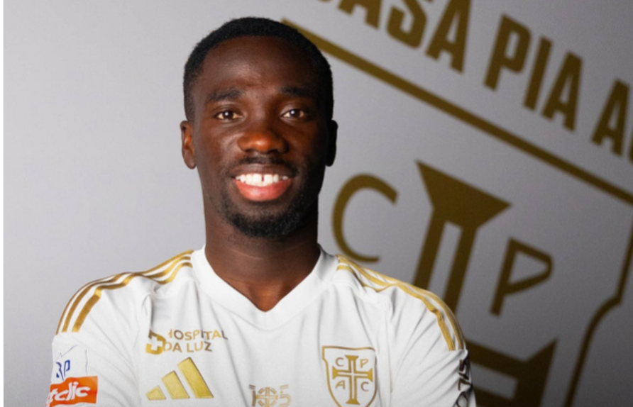 Lawrence Ofori vai representar o sexto clube em Portugal. Foto: Casa Pia