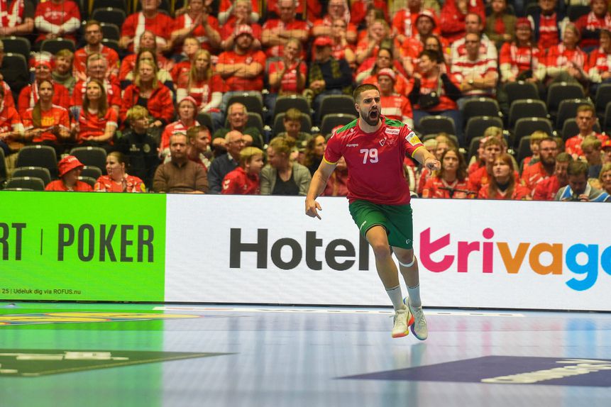 Martim Costa tornou-se o terceiro português com mais golos (61) em fases finais de Europeus. IMAGO