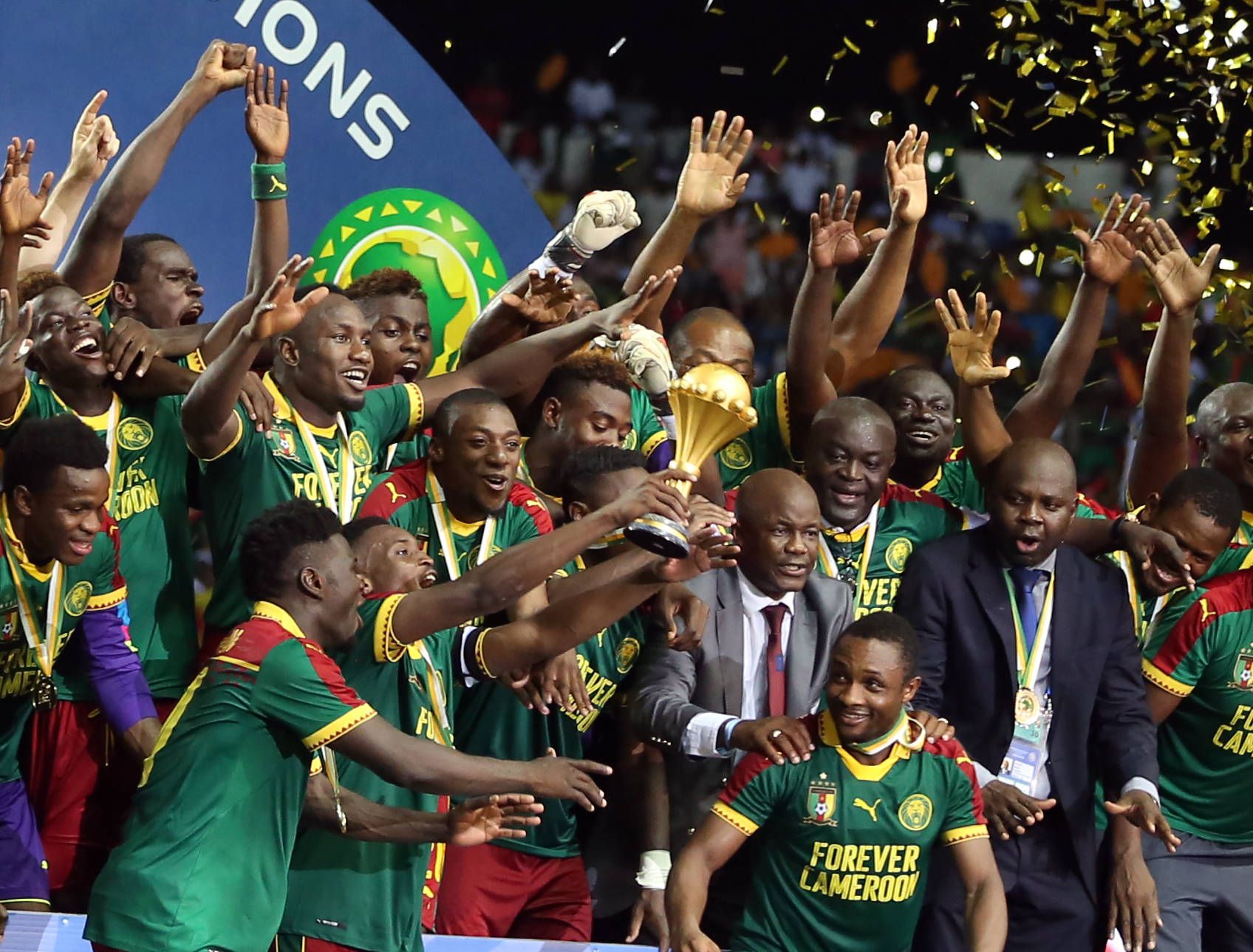 2017 - Camarões - Vitória sobre o Egito (2-1) - Foto: IMAGO