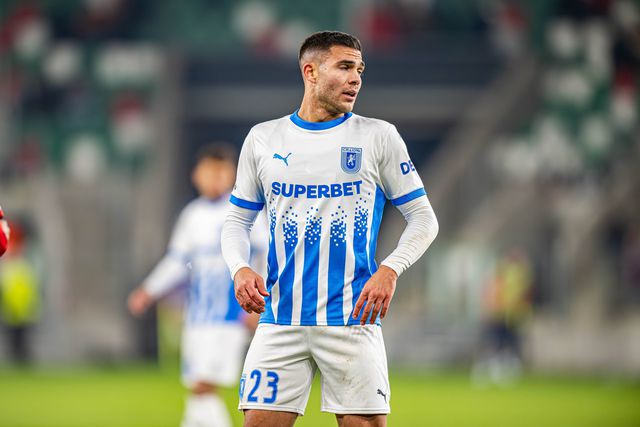 Samuel Teles, médio luso de 28 anos ao serviço do Universitatea Craiova, da Roménia