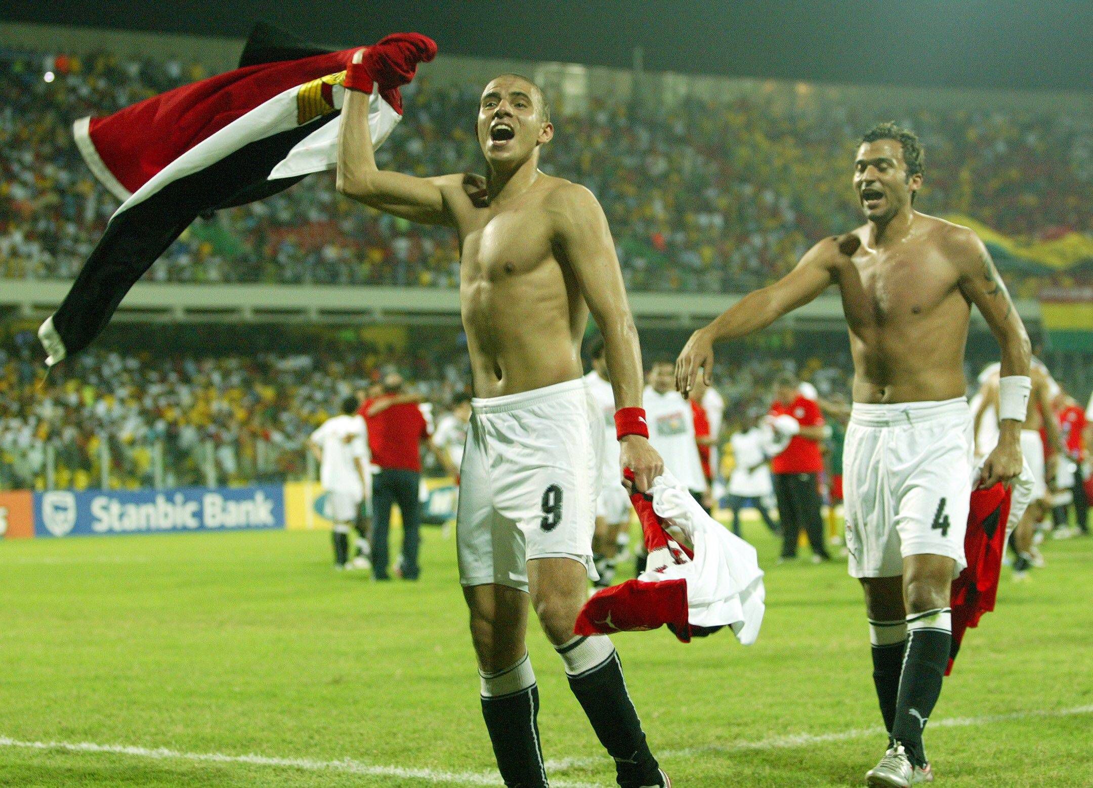 2010 - Egito - Triunfo sobre o Gana (1-0) - Foto: IMAGO