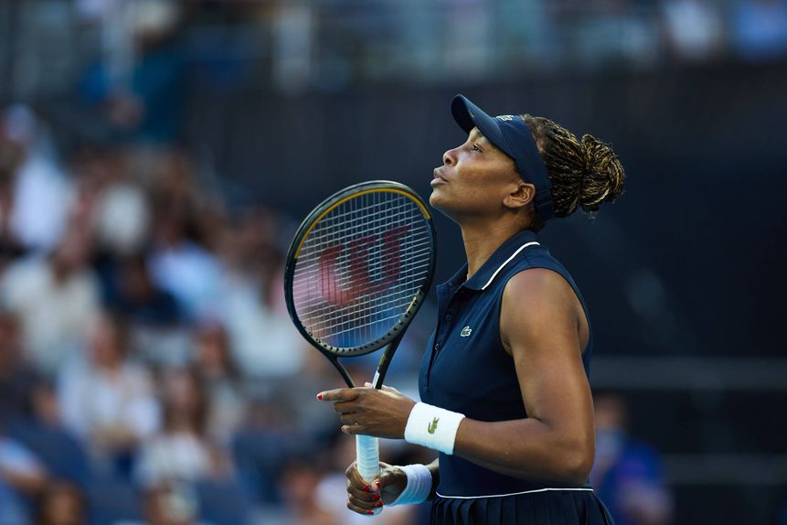 Venus Williams, 45 anos, caiu na primeira ronda do Open da Austrália - Foto: IMAGO