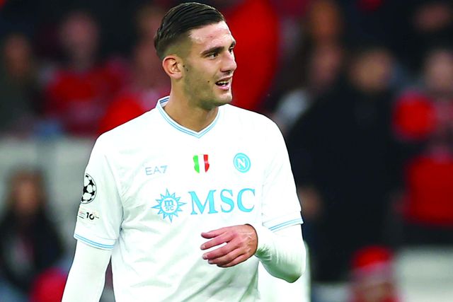 Lucca, 25 anos, avançado, está de saída do Nápoles — Foto: IMAGO