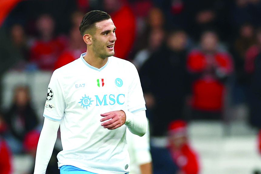 Lucca, 25 anos, avançado, está de saída do Nápoles — Foto: IMAGO