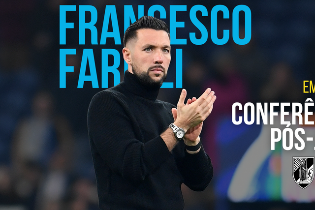 EM DIRETO: a análise de Farioli ao jogo em Guimarães