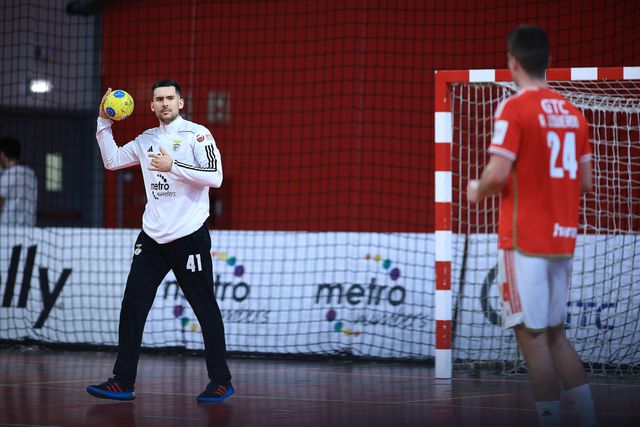 Águias com dois golos de vantagem na Liga Europeia