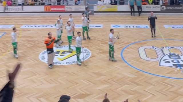 Sporting avançou na Taça e jogadores ficaram a aplaudir... adeptos adversários