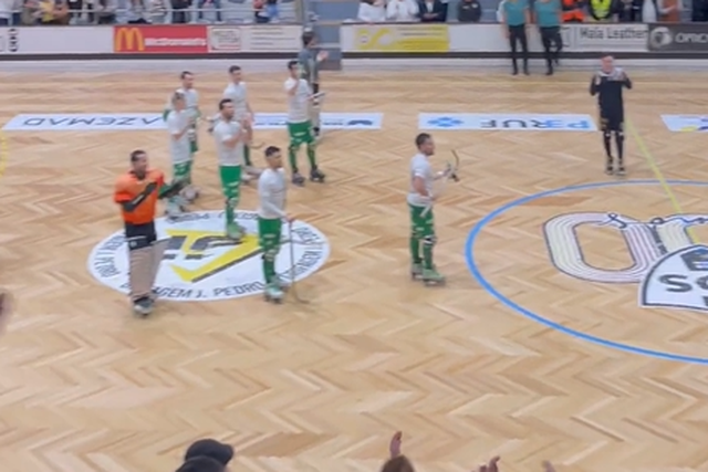 Sporting avançou na Taça e jogadores ficaram a aplaudir... adeptos adversários