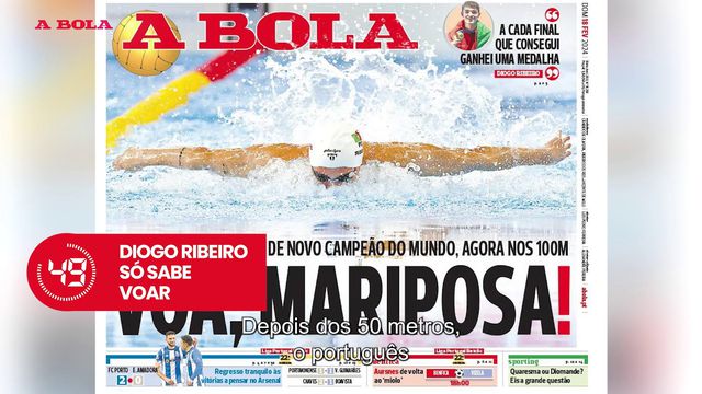 A BOLA em 59 segundos: voa, mariposa!