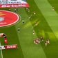 Benfica aquece na Luz antes do jogo com o Vizela
