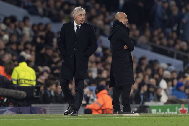 Carlo Ancelotti e Pep Guardiola