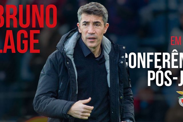 Em direto: siga a conferência de Bruno Lage