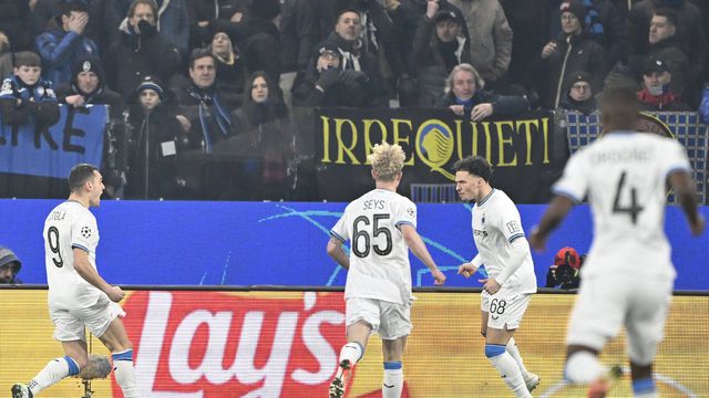 Brugge entra com tudo em Bérgamo e inaugura marcador aos dois minutos (vídeo)