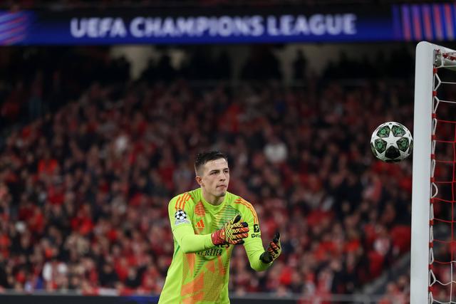 Trubin em ação na UEFA Champions League