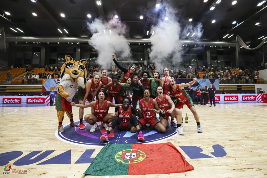 Seleção femina de Basquetebol (Foto FPB)