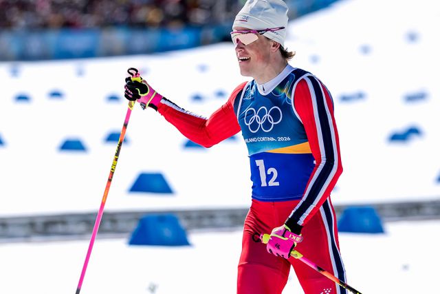 Johannes Klaebo  conquistou a 10.ª medalha de ouro da carreira, a quinta nos Jogos de Milão-Cortina. IMAGO